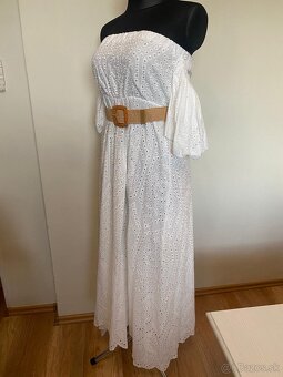 Dámske letné midi šaty - 9