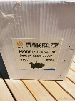 ZÁNOVNÉ BAZÉNOVÉ ČERPADLO GLONG FCP-250S SUPER CENA - 9