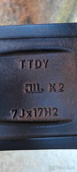 Al disky 7jx17 + zimné pneumatiky 225/60R17 - 9