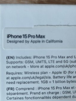 Iphone 15 Pro Max 256GB blue titanium - 9