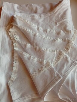 Ružové šaty dievča+ biele tielka 5 - 9