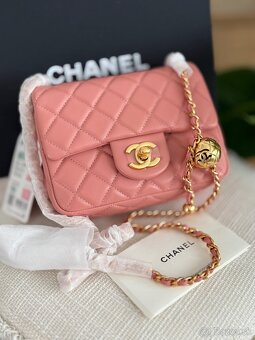 CHANEL kabelka ruzova NOVA - 9
