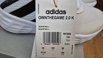 NOVE tenisky Adidas ownthegame 2.0 K - 9