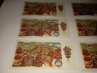 BANKOVKY 10 KČS 1986, VČETNĚ VZÁCNĚJŠÍCH VYŠŠÍCH SÉRIÍ - 9