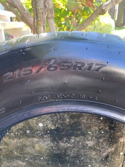 LETNÉ PNEUMATIKY HANKOOK, AKO NOVÉ R17( 215/65) - 9