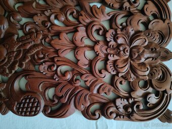 2 Drevené panely Rámájany z Bali - 9