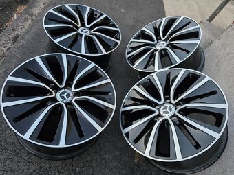 Original disky Mercedes 5x112 r18 CLS Magnezium - 9