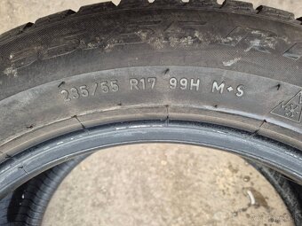235/55 r17 zimné 4 ks PIRELLI dezén 6,4 - 5,3 mm DOT2020 - 9