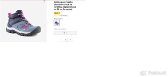Detská obuv Crossrock na turistiku nepremokavá - 9