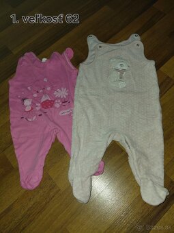 Dievčenské oblečenie od 50-68 - 9