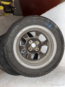 14" Hliníkové disky Peugeot, 4ks s letnými pneumatikami - 9