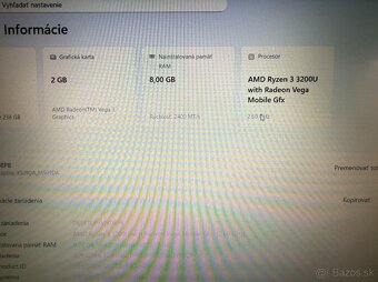 Notebook ASUS M509DA Ryzen 3 / 8GB RAM / 256GB SSD - 9