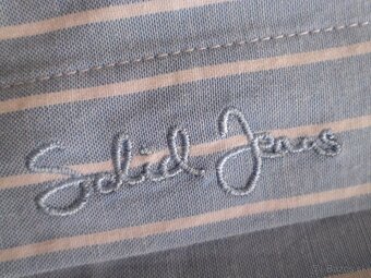 Solid Jeans nová pánska slim košeľa roll rukáv M-L - 9