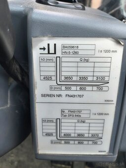 Vysokozdvižný vozík Jungheinrich DFG 540s/4T/Diesel - 9