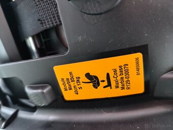 Maxi Cosi Marble polohovateľné ISOFIX vajíčko - 9