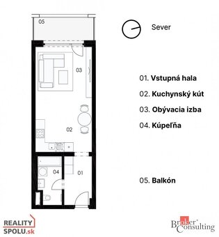 Na prenájom 1-izbový byt pri Nivách na Prístavnej - ÚPLNE NO - 9