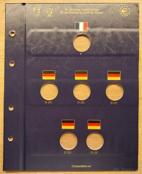 Stránky do albumu na 2 eurové pamätné mince + albumy - 9