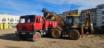 Dovoz sypkých materiálov vozidlom tatra 815,zemné a výkopové - 9