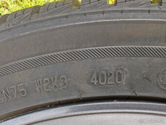5x100 R16 6.5J ET38 + 215/45R16 Zimné 4x7.6mm - 9