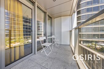 Klimatizovaný 2 izbový byt s terasou v Eurovea Tower, 1x par - 9