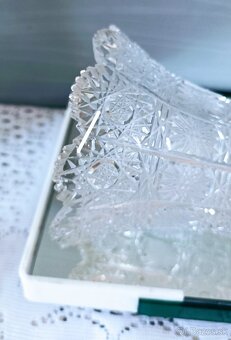 Krištáľ - misa , váza , poháre, - 9