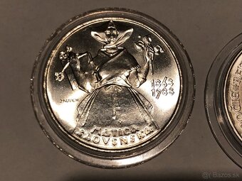 Slovenske CSSR CSFR Rakuske strieborne mince UNC a Circ - 9