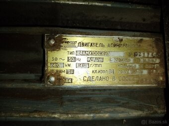 Predám lacno 4kw elektromotor. - 9