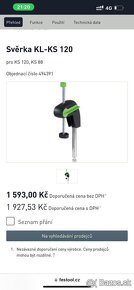 Festool kapex KS 120 REB + DALŠÍ SVĚRKA+ 3 DALŠÍ KOTOUČE - 9