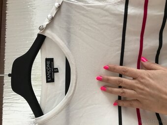 NOVÝ LANCOME originál lurexovy dámsky svetrik S/M - 9