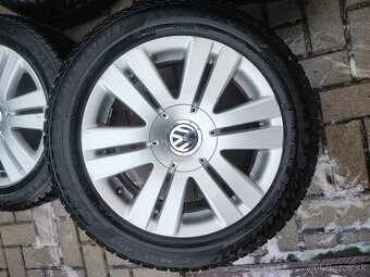 Predám zimné obutie na vw 205/55R16 rozteč 5x112R16 - 9