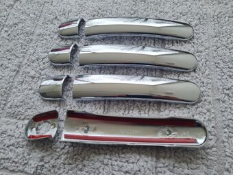 Chromové krytky klučiek ŠKODA VW SEAT - 9