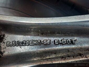 hlinikové disky org. Land Rover--8,5Jx20-ET-58--5x120 - 9
