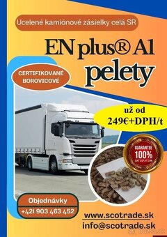 kamiónové dodávky - Certifikované ENplus® A1 pelety - 9