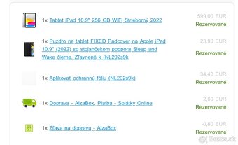 Apple iPad 10.9' 256 GB WiFi Strieborný 10th Generation - 9