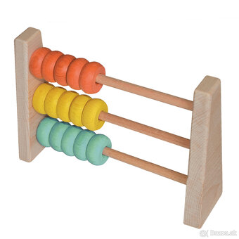 Drevené počítadlo pre najmenších, nové, nerozbalené - 9