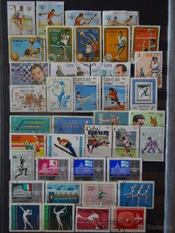 Pekná zbierka známok ŠPORT 1 - 9
