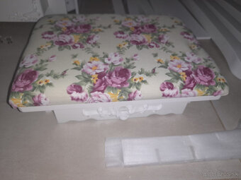 Toaletný stolík so zrkadlom a taburetkou / SONGMICS - 9