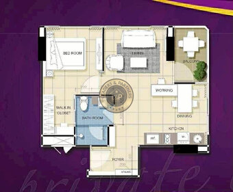 Thajsko-Pattaya-Jomtien-2 izbový apartmán s balkónom-La Sant - 9