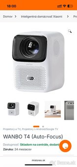 Projektor Wanbo T4 Auto fokus - 9