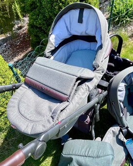 Úžasný kočiar Roan Bloom dark green + vajíčko ZDARMA - 9