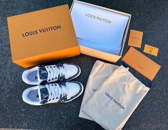 Louis Vuitton tenisky blue komplet balenie - 9
