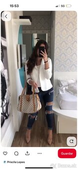 Louis Vuitton Kabelka - Damier Azur Stresa PM - 9