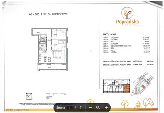 3 izbový byt na predaj v novostavbe Popradská - 9