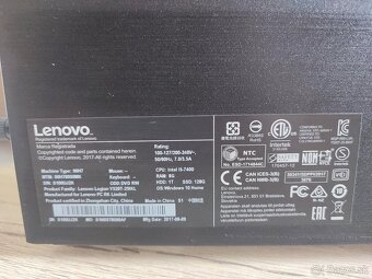 Starší Herný Lenovo Počítač Lenovo Legion Y520 Tower - 9