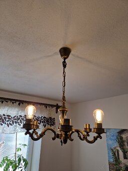 Mosadzný luster - 9