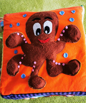 Predám textilnú kocku handmade - 9