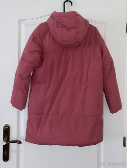 4F dievcenska staroruzova zimna bunda velkost 146 - 9