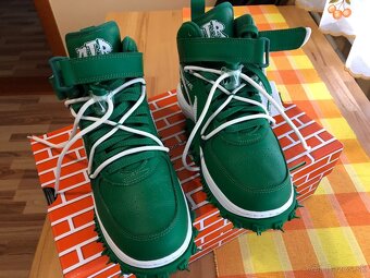 Nike Air Force 1 Mid Off-White Pine Green 42,5 nove - 9