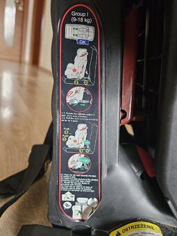 Autosedačka s isofixom 9-36kg - 9