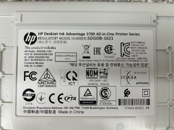 Predám HP DeskJet Ink Advantage 3788 All-in-One - 9